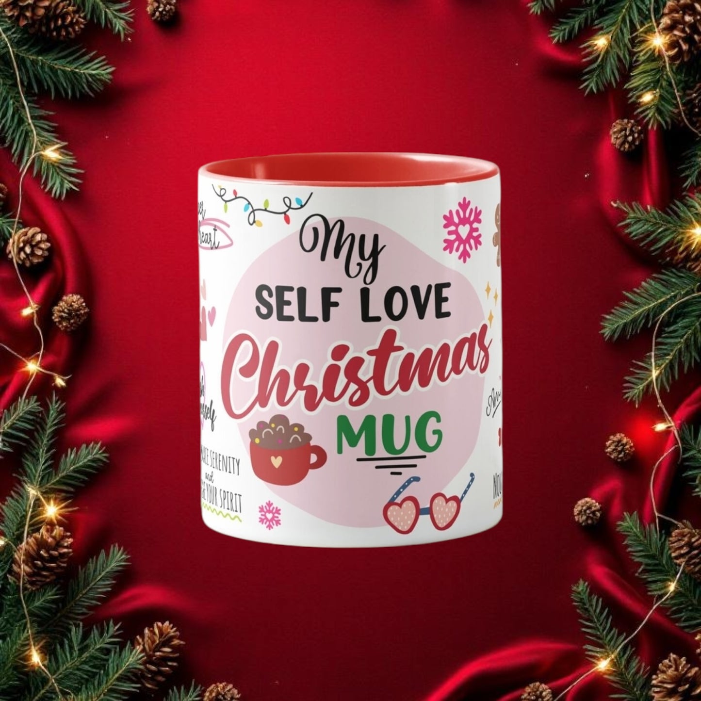 My Self Love Christmas Mug