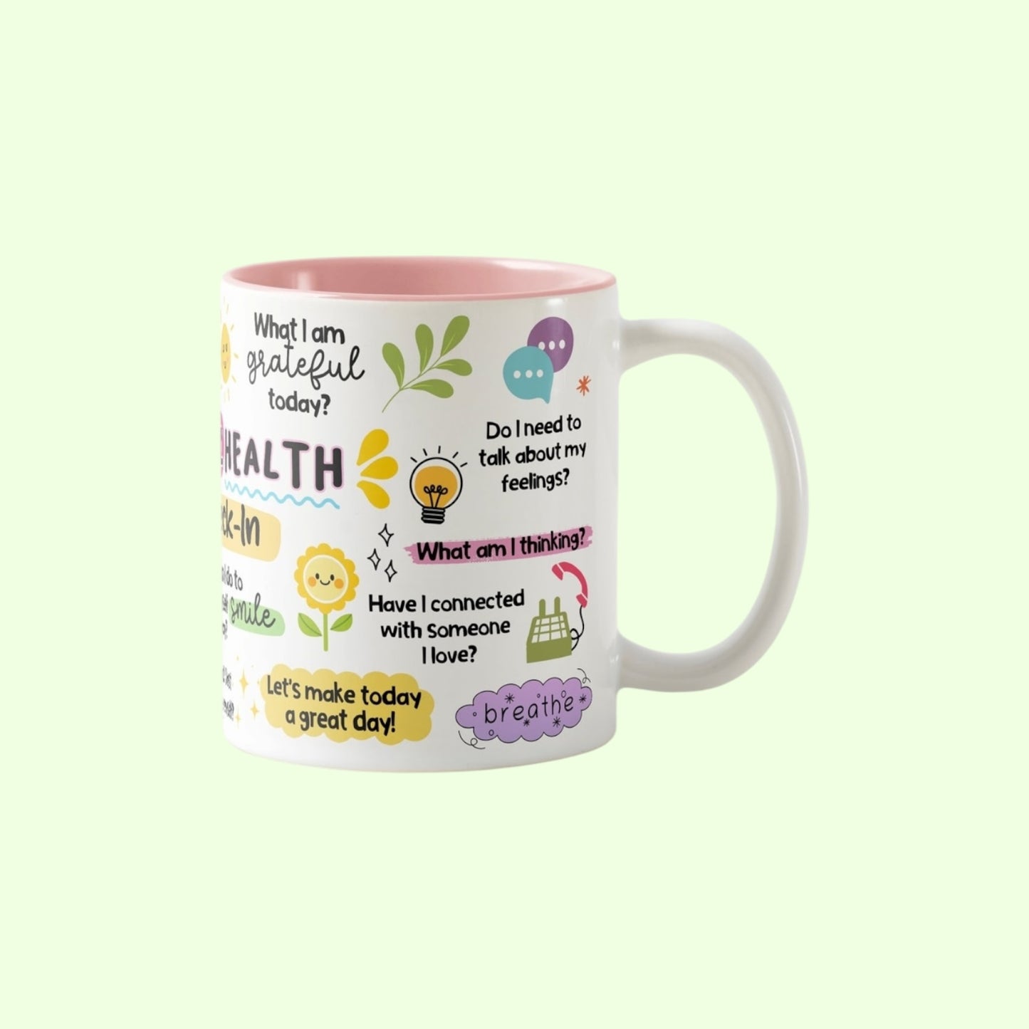 Mental Health Check In Mug