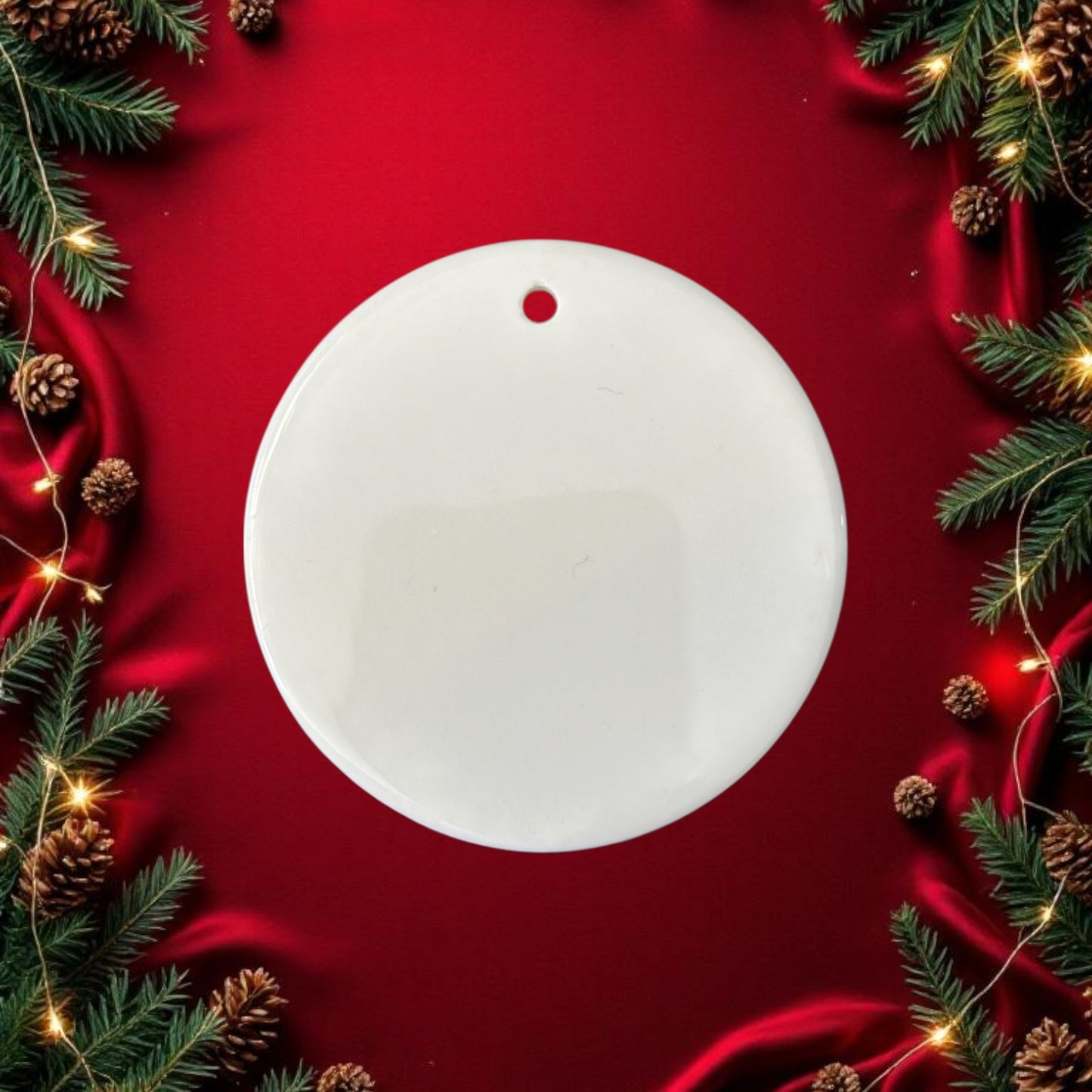 Circle Ceramic Bauble
