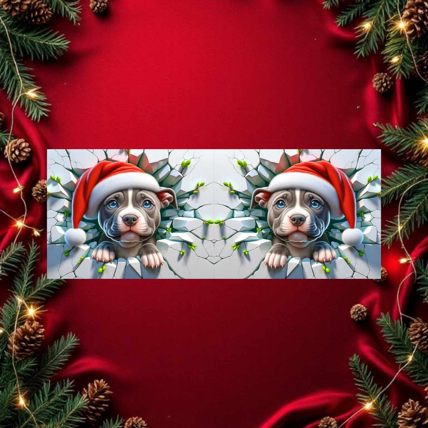 3D Christmas Smash Mugs