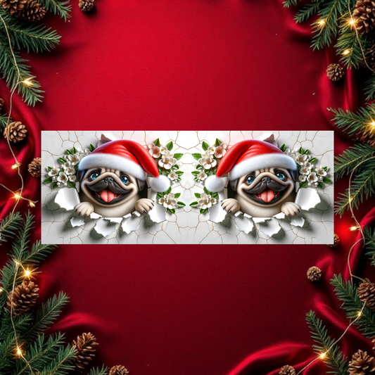 3D Christmas Smash Mugs