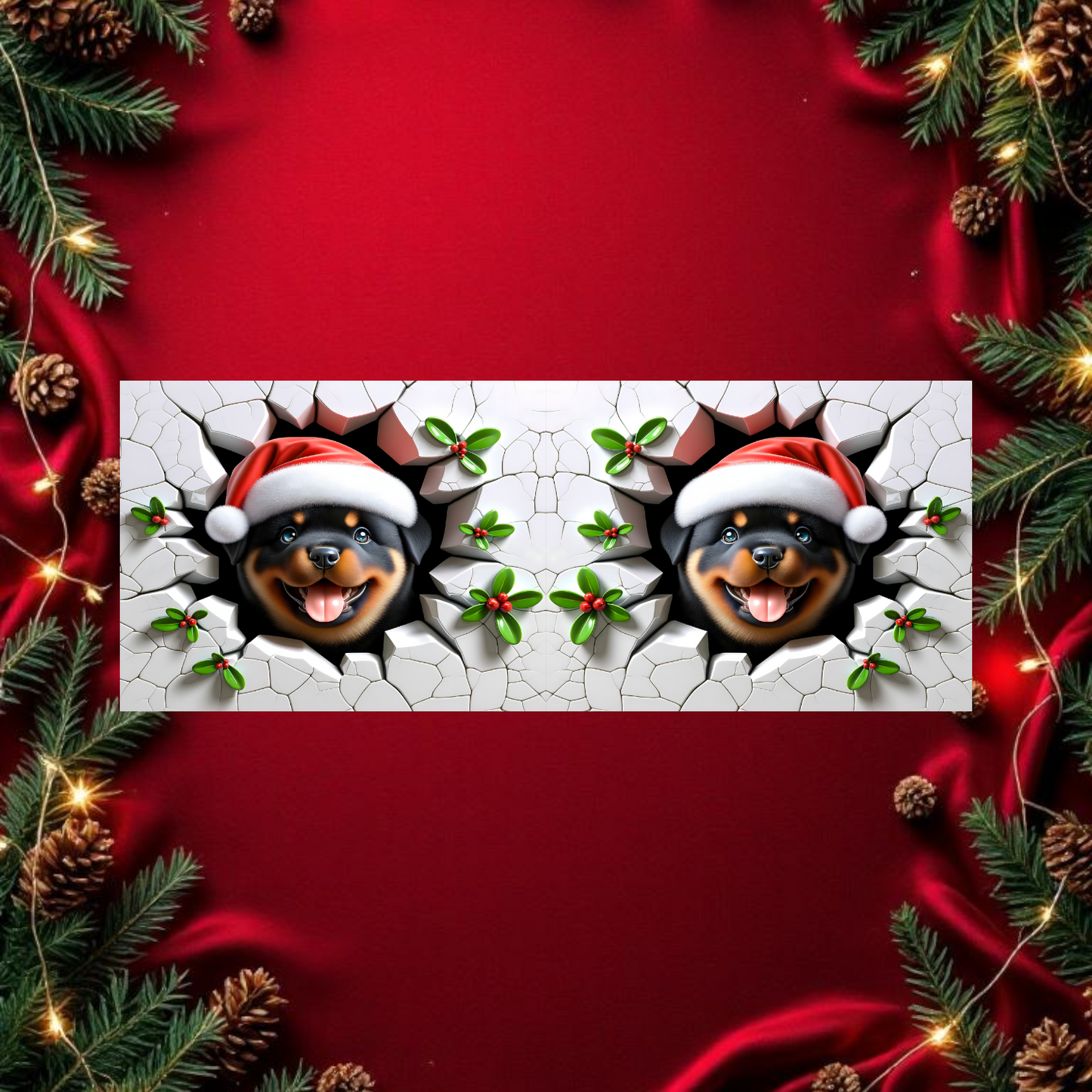 3D Christmas Smash Mugs