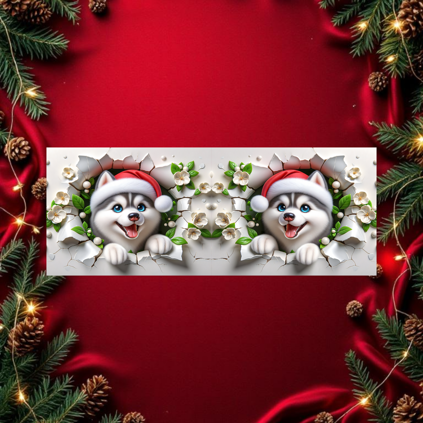 3D Christmas Smash Mugs