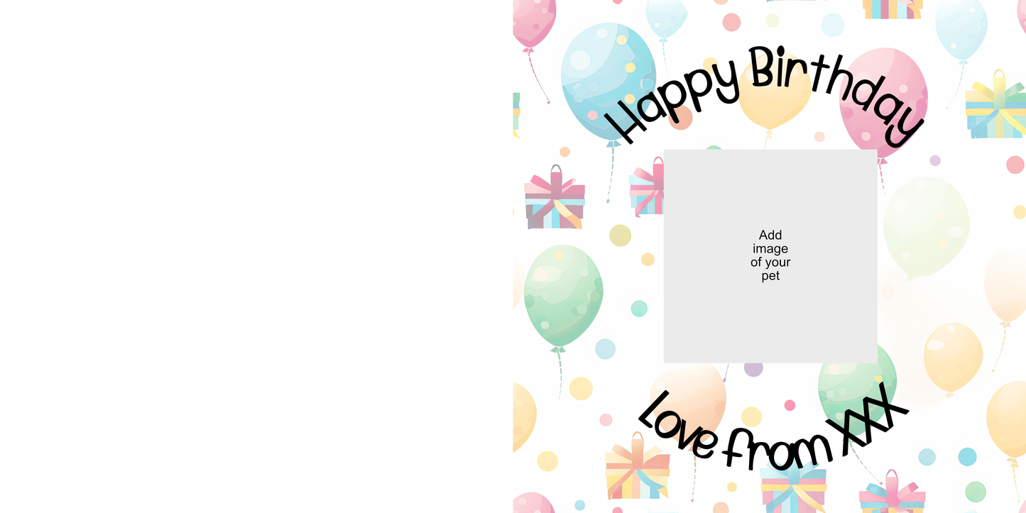 Birthday Balloon Card