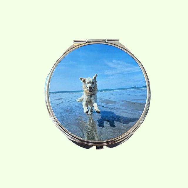 Compact Round Mirror