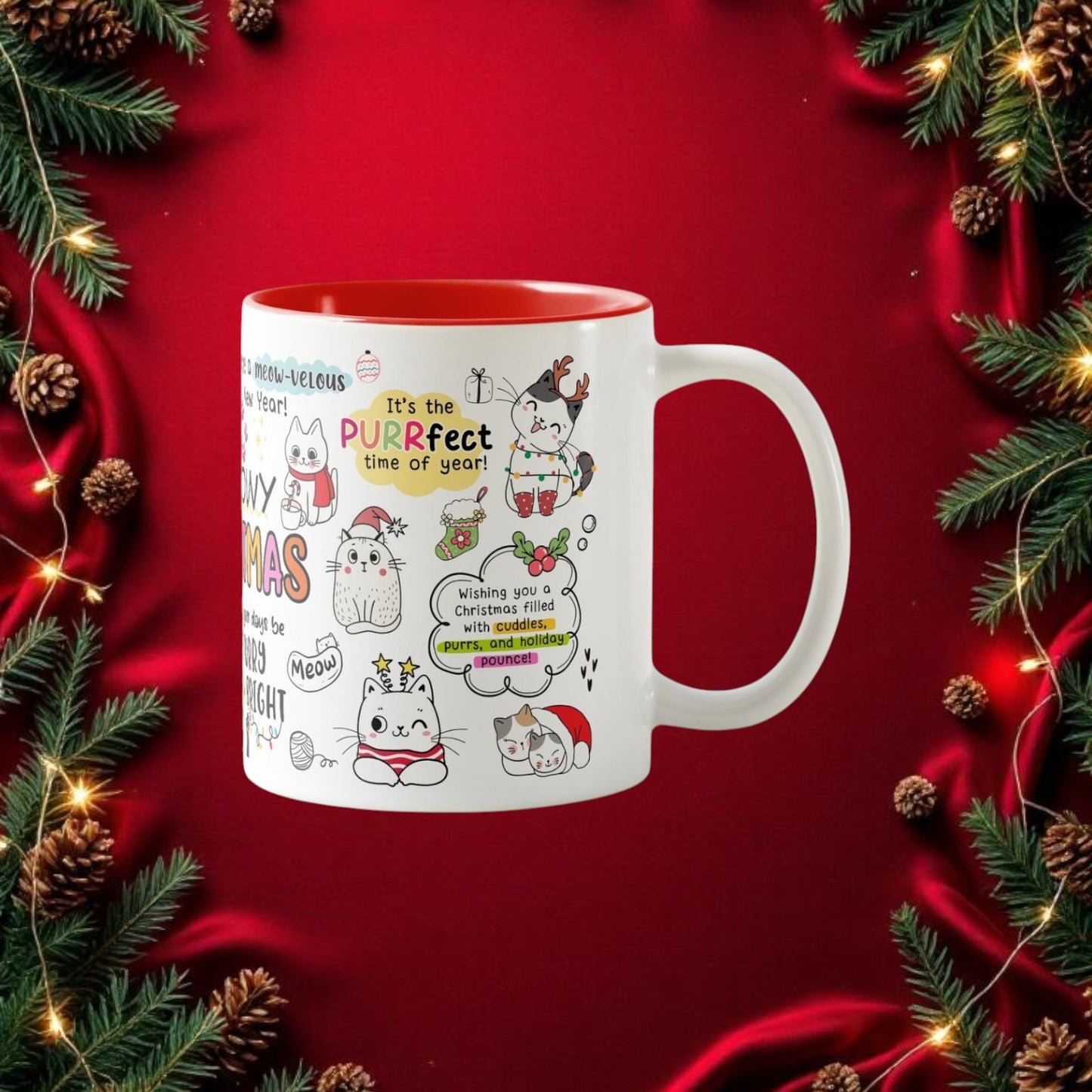 Purrfect Christmas Mug