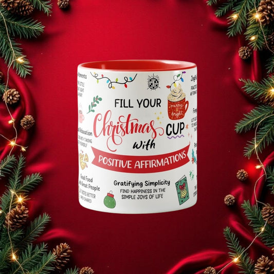 Christmas Cup with Positive Affirmations