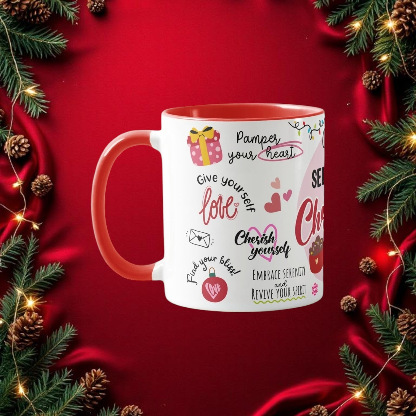 My Self Love Christmas Mug
