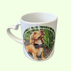11oz Heart Handled Mug