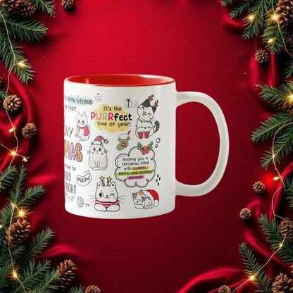 Meowy Christmas Mug