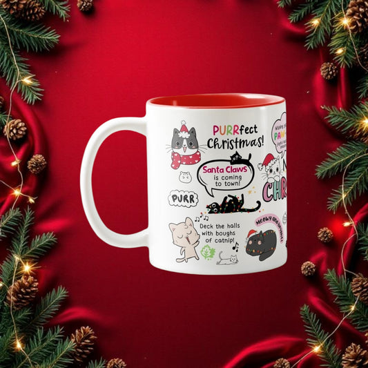 Meowy Christmas Mug