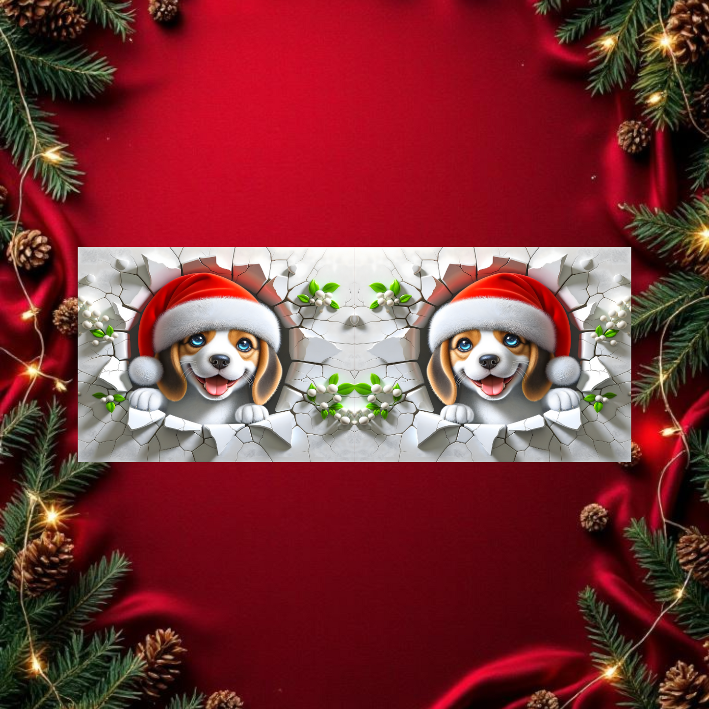 3D Christmas Smash Mugs