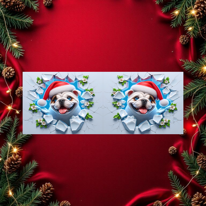 3D Christmas Smash Mugs