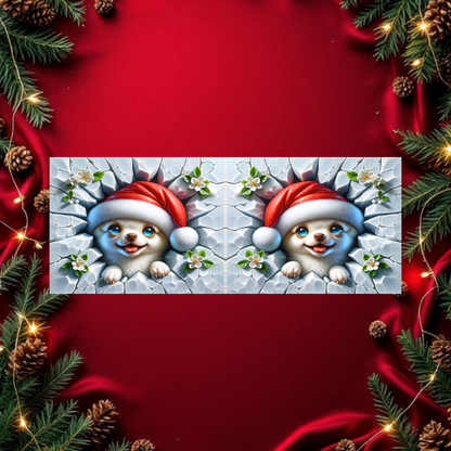 3D Christmas Smash Mugs