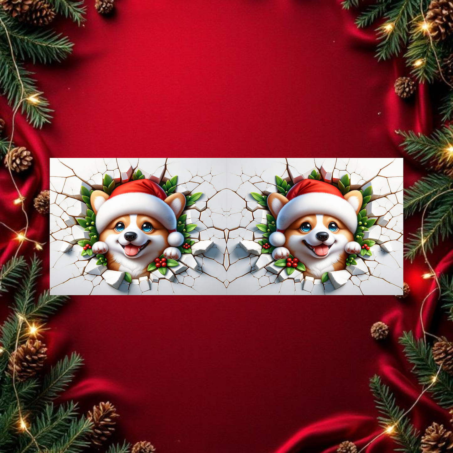 3D Christmas Smash Mugs