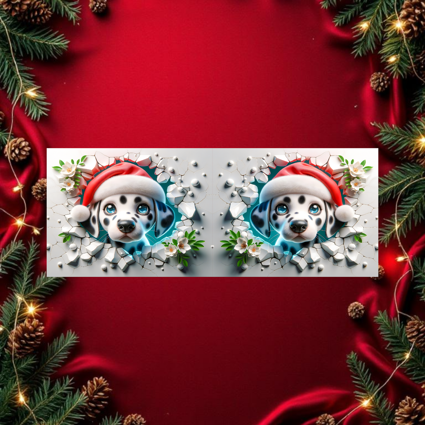 3D Christmas Smash Mugs