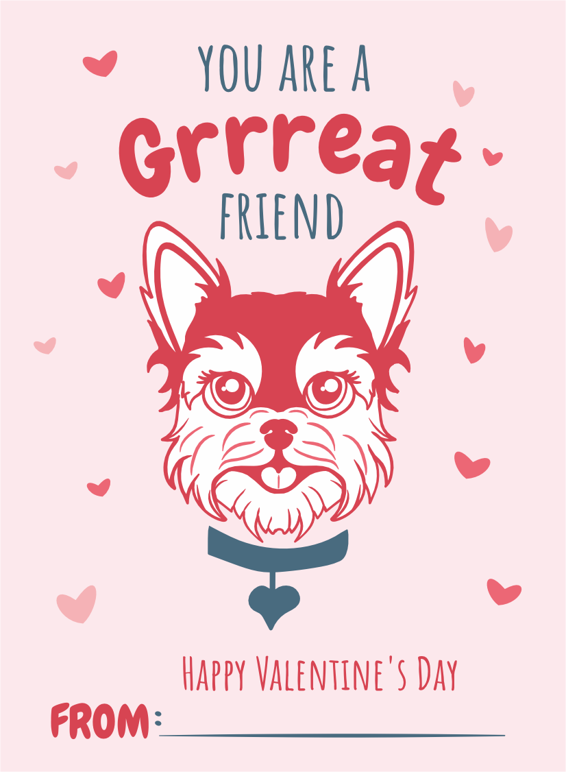 You are a grrreat friend Greetings Card