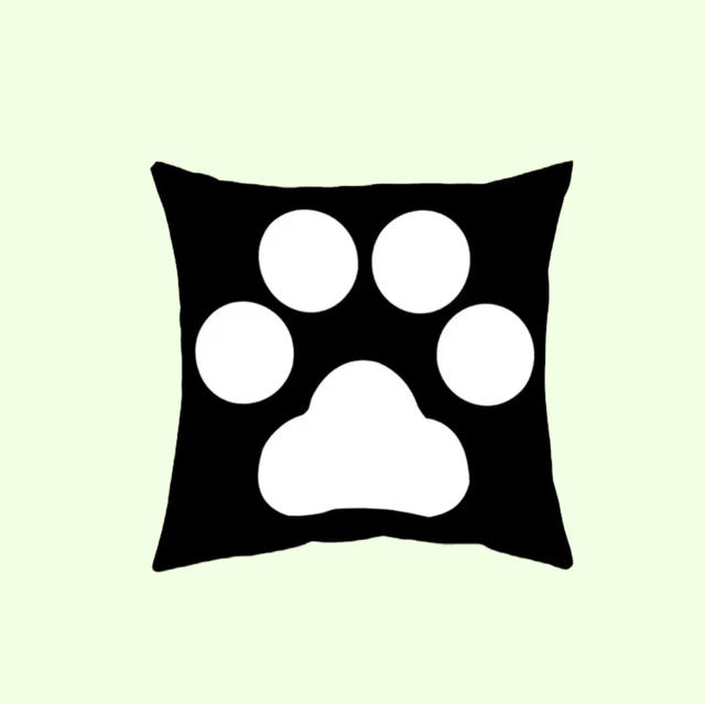 Paw Print Cushion Cover