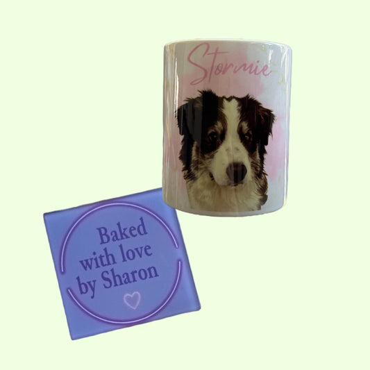 Mug and Glass Coaster Bundle