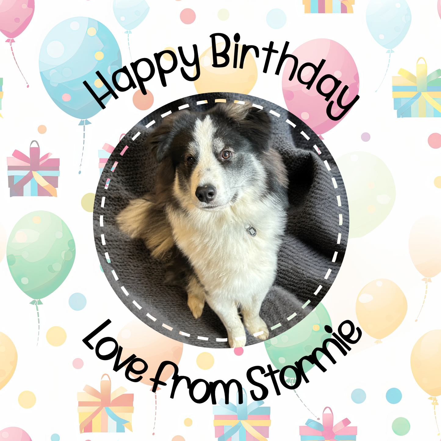 Birthday Balloon Card