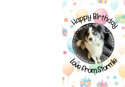 Birthday Balloon Card