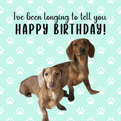 Longing to tell you card