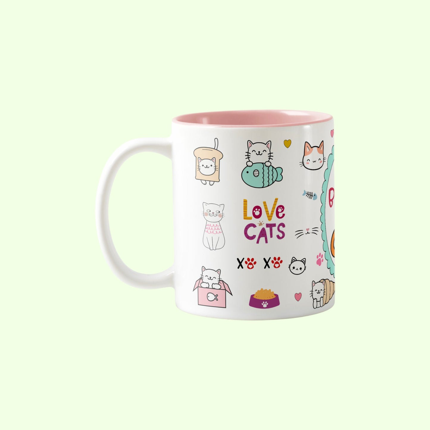 Life is better with a cat mug