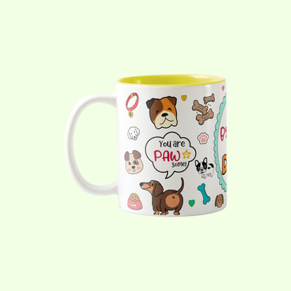 Life is better with a dog mug