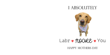 I Absolutely Labradoreyou Card