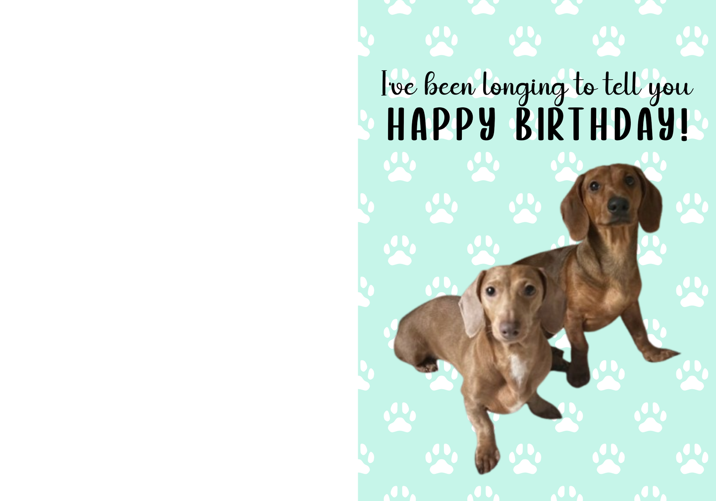 Longing to tell you card