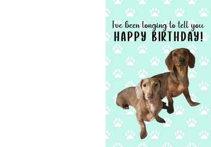 Longing to tell you card